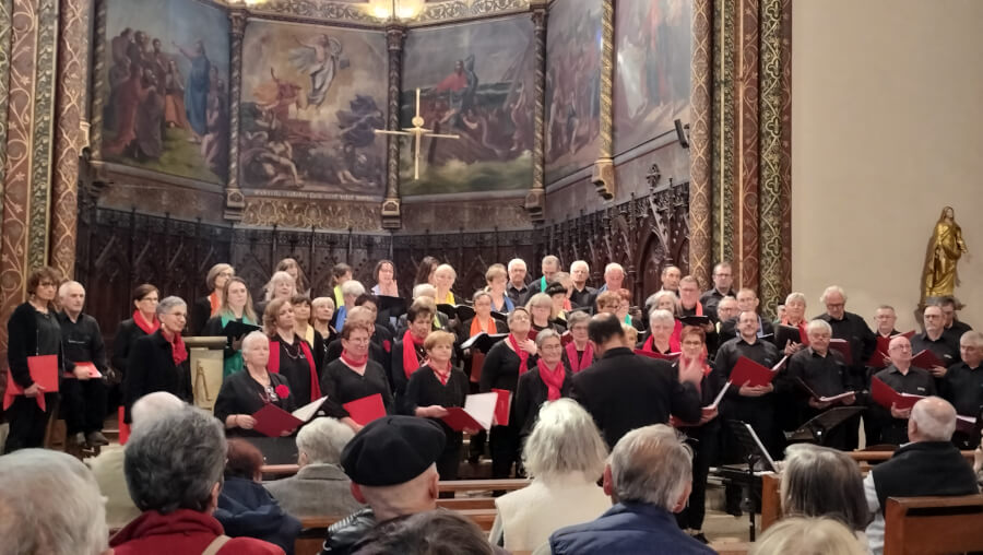 Concert chœurs mixtes à l'église