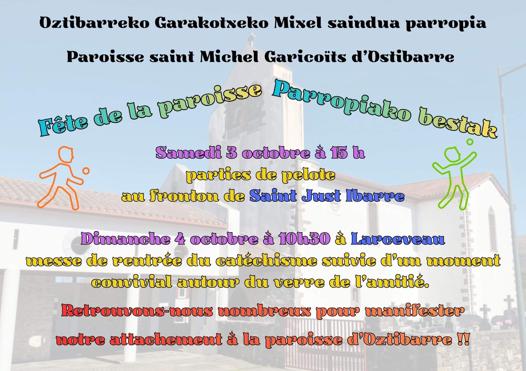 Fête de la paroisse / Parropiako bestak