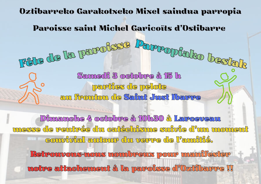 Fête de la paroisse / Parropiako bestak